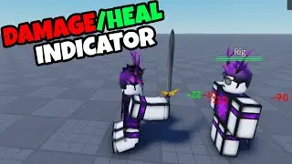 HOW TO MAKE A DAMAGE/HEAL INDICATOR - Roblox Studio Scripting Tutorial