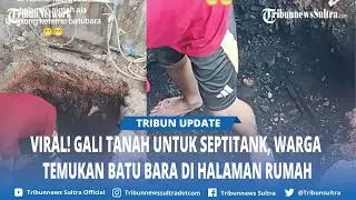 Viral! Gali Tanah untuk Septitank, Warga Balikpapan Temukan Batu Bara di Halaman Rumah