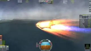 KSP Meteor plane flight. Pilot overheating.