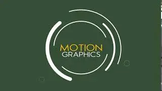Motion graphics - logo animation in after effects