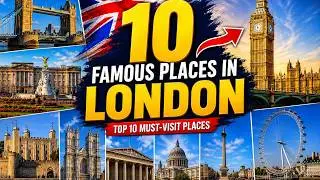 Top 10 Famous places in London , Big Ben, London Eye, UK