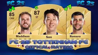 FC 25 Tottenham Players Official Ratings