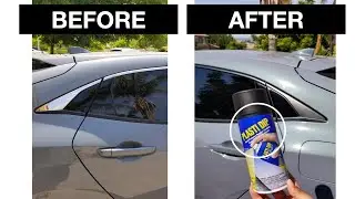 Chrome Trim Delete With Plasti Dip