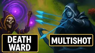 Deathward +  Multishot = Insane Combo🔴Intense Dota 2 Team Fight Gameplay