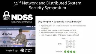 NDSS 2025 - Mysticeti: Reaching the Latency Limits with Uncertified DAGs