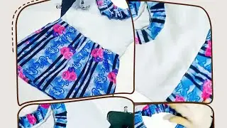Simple Style BABY frock Stitching techniques ||Frock||short top||Nighty||Wedding dress||Party wear