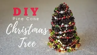 Simple Pine Cone Christmas Tree DIY Tutorial | J.M.