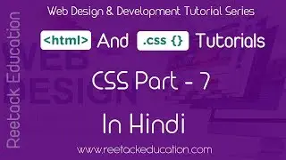 Font and text Css Property in hindi Web Designing for beginners Part - 7