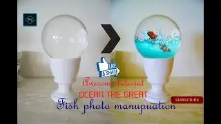 Awesome Tutorial of Photo Manipulation of Water Splash to aquarium fish | Photoshop Tutorial