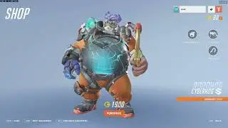 Roadhog Cyber Skin Showcase (Cyberhog) Overwatch 2