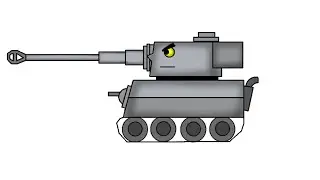 SpeedPaint Tiger Tank  in Ibispaint
