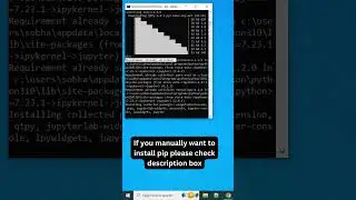 How to install Jupyter Notebook using pip in CMD 