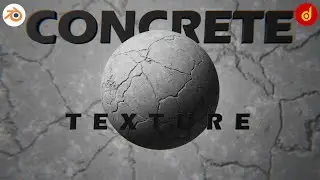 Procedural Concrete Texture in Blender | How To Create Concrete Texture in Blender