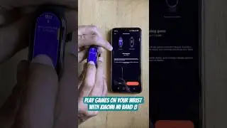 Xiaomi Mi Band 8 - Play games on the band face #youtubeshorts #shorts #shortvideo