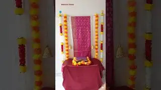 Last minute Ganpati decoration ideas #shorts