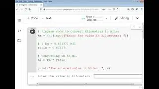 python Program to Convert Kilometeres into Miles
