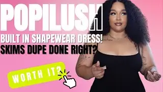 PLUS-SIZE SKIMS DUPE TRY-ON HAUL | Popilush