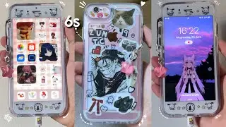 iPhone 6s ♡ refresh in 2025 ★ aesthetic customization on ios 15, unboxing shopee haul