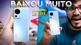 BAIXOU! Xiaomi 13 LITE agora ta VALENDO A PENA? Melhor que Poco X5 PRO? O mais BONITO da EMPRESA!