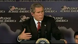 What Really Happened with Bush at Pledge Across America
