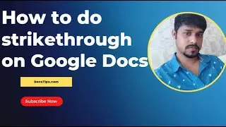 How to do strikethrough on Google Docs | How to Strikethrough Text in Google Docs