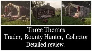 Camp Themes - Bounty Hunter, Trader, Collector -  RDR2 Online