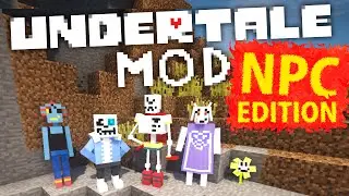 Minecraft: Undertale Mod - NPCs EDITION (Official Trailer) 1.9 / 1.8.9