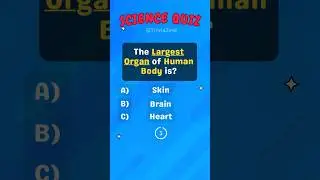 How Well Do You Know the Human Body? 🧠 | Quick Quiz Challenge | SSC GK | #triviazest #shorts