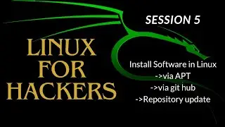 Install software in Linux | Linux for hackers | Session 5