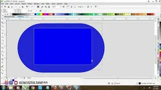 Cara memotong Gambar dengan tool Crop di corel draw dengan  mudah