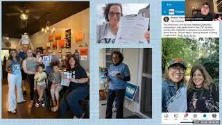 UltraViolet Action and Indivisible Training - Neighbor 2 Neighbor canvassing