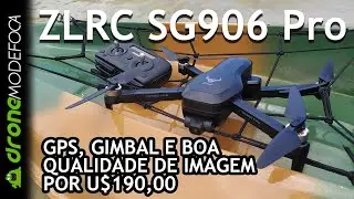 Drone bom e barato SG906 PRO: GPS e Gimbal (cupom na descrição)