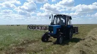 Сенокос 2022 Косим лиманы жаткой Дон-мар.