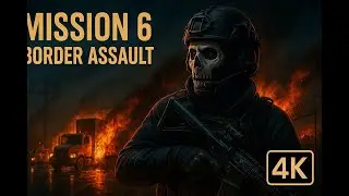 Crossing the Border in MW2  - Las Almas cartel Ambush | 4K RTX ULTRA GAMEPLAY