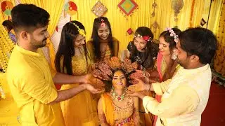 Haldi Ceremony  ||Indian Wedding Video||Jenrif 💓||2022 