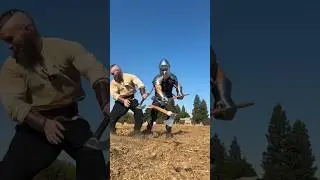 Backyard Viking Fun @dashrendar5320 #viking #vikings #medieval #shorts