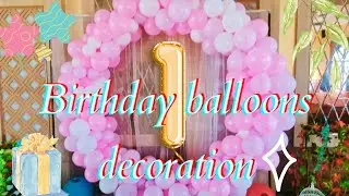 Birthday Decoration | Balloon decoration Vlog | Barbie theme | Subham Krishna