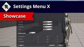 Settings Menu X - Unreal Engine