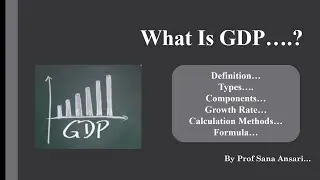 GDP|GROSS DOMESTIC PRODUCT|MOST IMPORTANT QUESTION|SHORT NOTE @ProfSanaAnsari