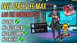 FREE FIRE LAG FIX CONFIG FILE TODAY | FREE FIRE LAG FIX 2GB RAM CONFIG FILE | FF LAG FIX CONFIG FILE