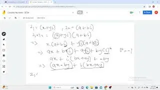 Algebra - Complex Numbers