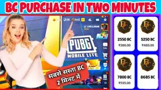 Pubg lite में BC कैसे ख़रीदें | How to purchase BC in pubg mobile lite.  @movingamingmg1097 #viral
