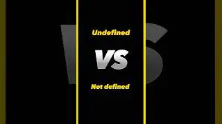 JS Interview Question: Undefined vs Not Defined 💯 #interview #google #js   #shorts #short #ytshorts