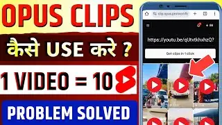 opus clip kaise use kare | opus clip language problem | opus clip se video kaise banaye