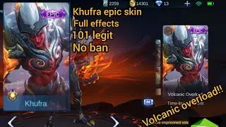 khufra volcanic overlosd skin script | epic skin script 2020