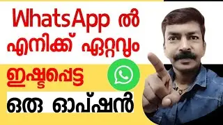 വളരെ ഉപകാരപ്പെട്ട വാട്സപ്പിലെ സൂപ്പർ ഓപ്ഷൻ | Most useful option in WhatsApp android Malayalam