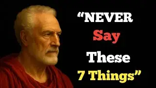 7 Things An INTELLIGENT Man NEVER Says | Stoicism PHILOSOPHY