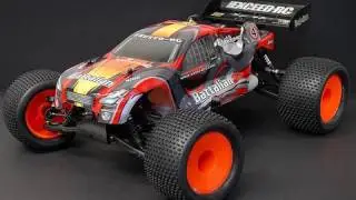 1/8th Scale Nitro Gas Exceed Rc Battalian Truggy