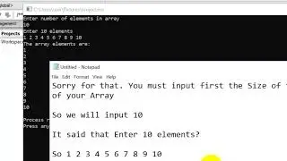 Array initialization in Codeblocks