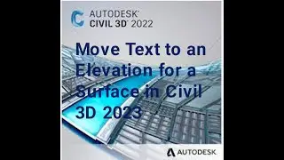how to move text to elevation in civil 3d &How to build a Civil 3D Surface using Text objects